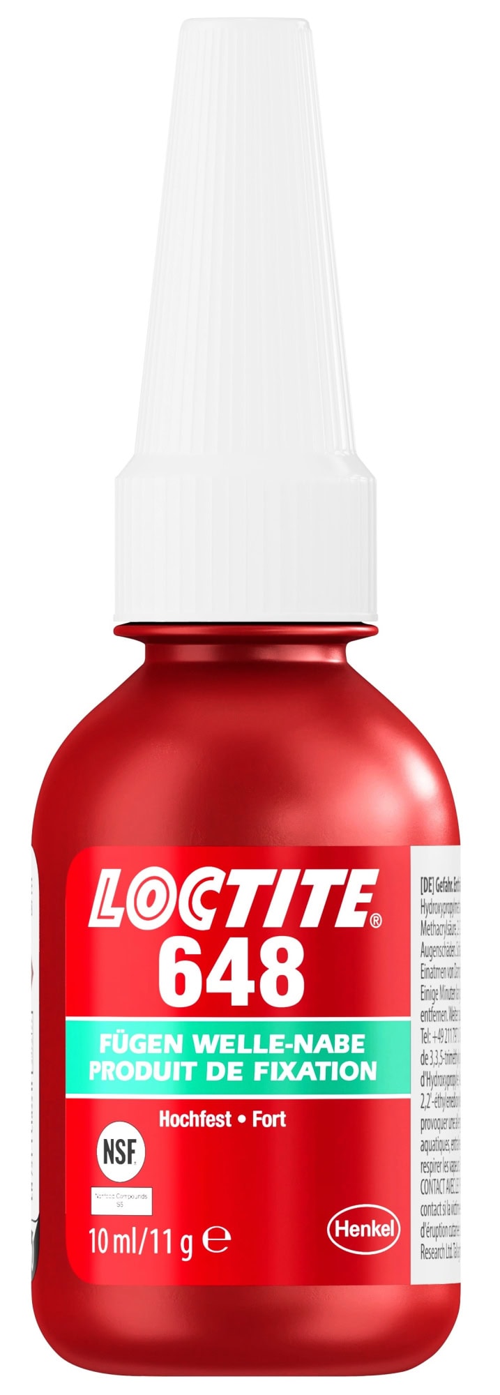Henkel™ Loctite® Fügeklebstoff 648, 10 ml, Grün, Hochfest