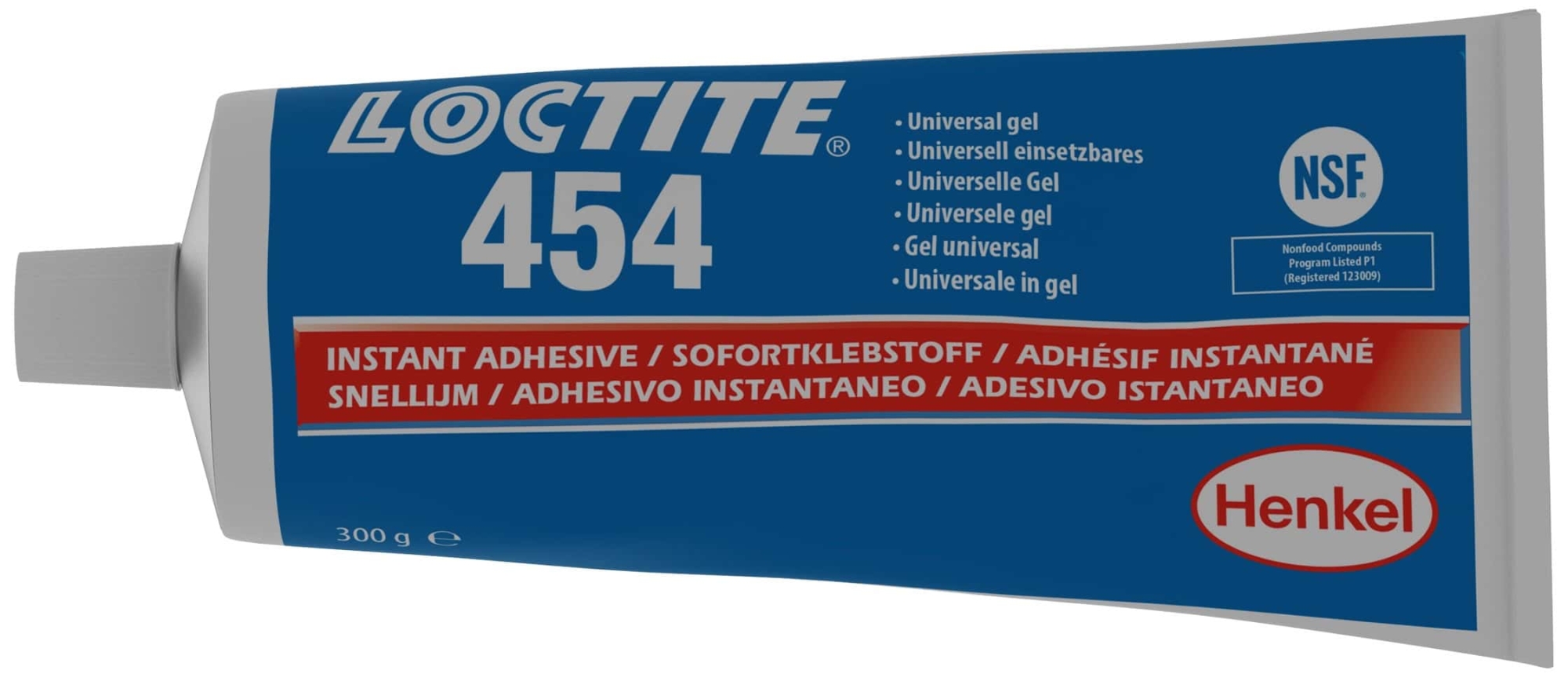 Henkel™ Loctite® 454 Sofortklebstoff, 300 g, Transparent, 88526, Für schwer verklebbare Werkstoffe