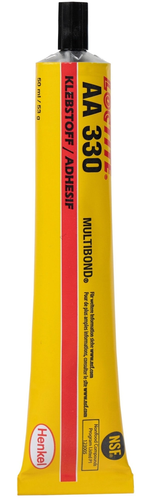 Henkel™ Loctite® Acrylat Klebstoff AA 330, 50 ml, gelb, Fest, 1K, 142572, Universell einsetzbar