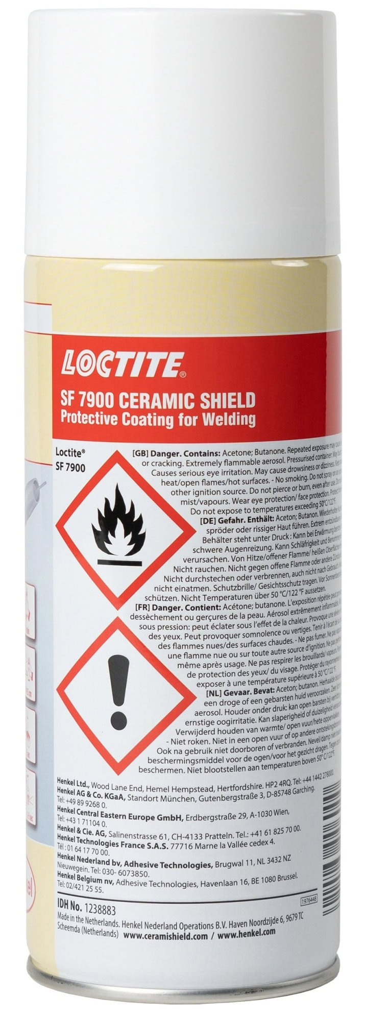 Preview: Henkel™ Loctite® SF 7900 Keramik Schutzbeschichtung, 400 ml, Weiß, 1238883, Zum Schutz vor Schweiß-/ Metallspritzern