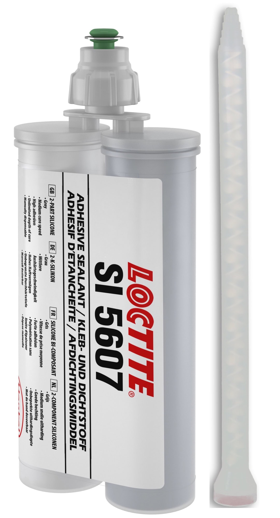 Henkel™ Loctite® Alkoxy Silikon Kleb- und Dichtstoff SI 5607, 400 ml, Rot, Fließend, 2K, 2056425, Mittlere Aushärtegeschwindigkeit