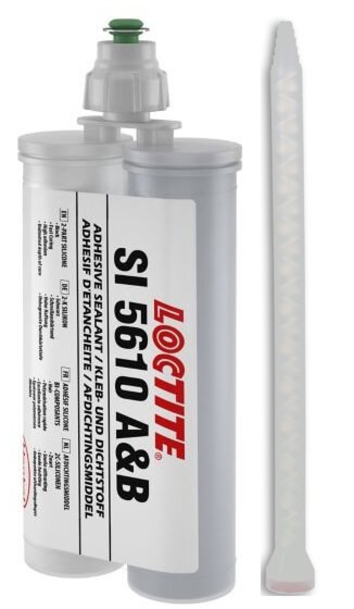 Henkel™ Loctite® Alkoxy Silikon Kleb- und Dichtstoff SI 5610, 400 ml, Schwarz, Fließend, 2K, 2056417, Sehr schnell aushärtend