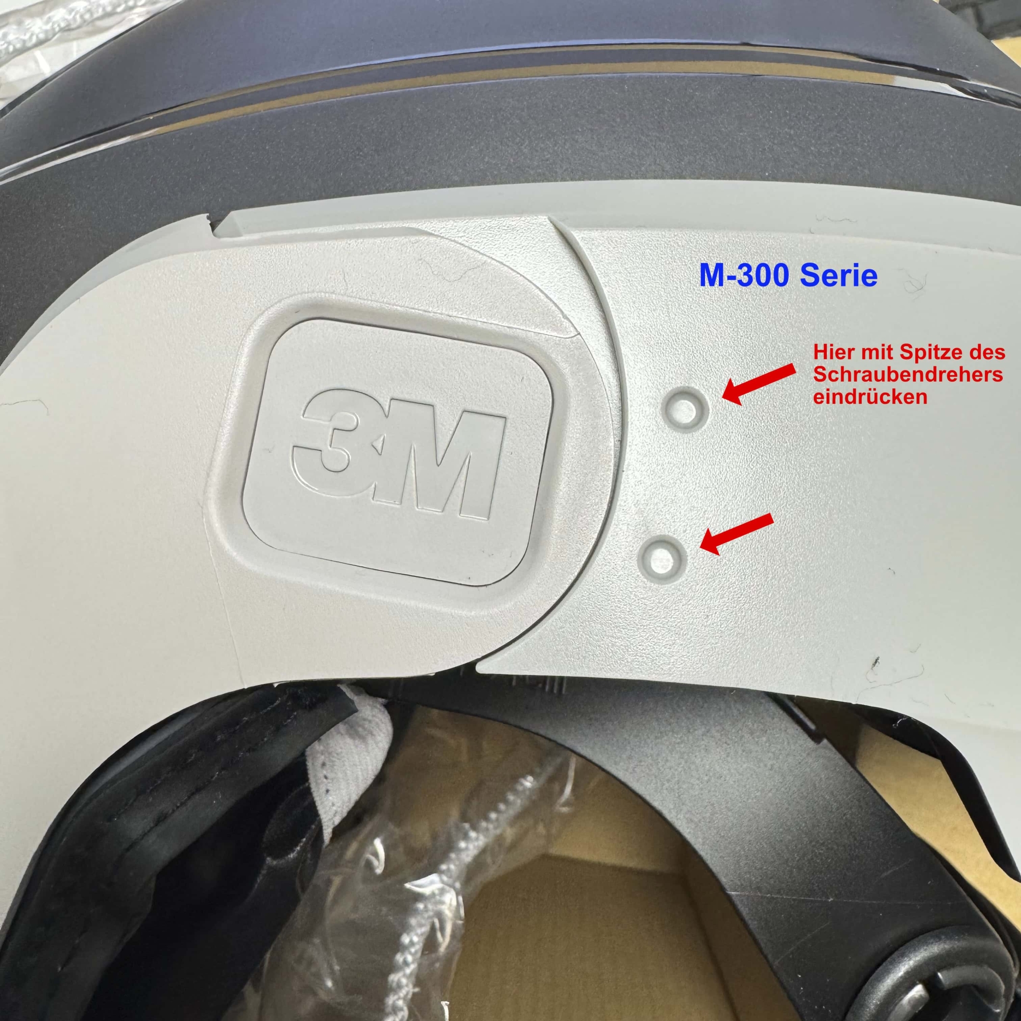 3M™ Peltor™ Gehörschutz Adapter Z3AF/2, Linke Seite + Rechte Seite, Für die Montage von 3M™ P3* Helmbefestigungs Gehörschutzlösungen an Versaflo™ Kopfteile & Speedglas™ Schweißmasken