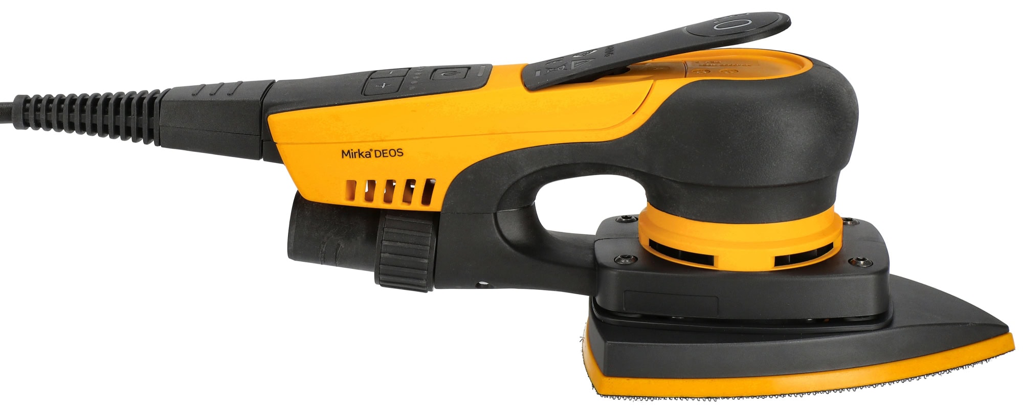 Mirka® DEOS II 663 Elektro Schwingschleifer MID6634044, 100 x 152 x 152 mm, 3 mm Schleifhub, Zentralabsaugung, 240V, 0,4 PS / 300 Watt, Externe Absaugung