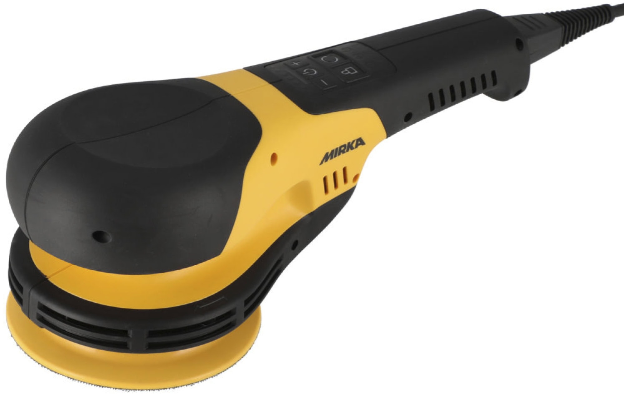Preview: Mirka® POLAROS RP 600 Rotations Poliermaschine MRP6002100, Mit Case, Ø 150 mm, 0 mm Schleifhub, M4 Gewinde, Ohne Absaugung, 1 PS / 750 Watt, Für professionelle Polierarbeiten