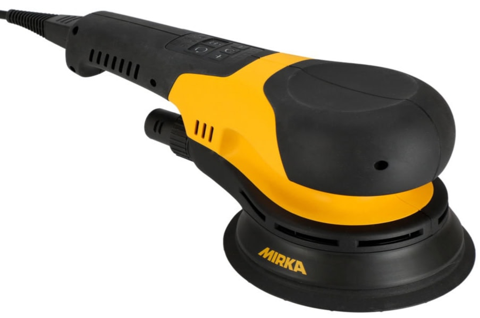 Preview: Mirka® DEROS RS 600 Elektro Rotationsschleifer MRS6002100, Ø 150 mm, 0 mm Schleifhub (Rotation), 5/16"-Gewinde, Zentralabsaugung, 240V, 1,01 PS / 750 Watt, Externe Absaugung