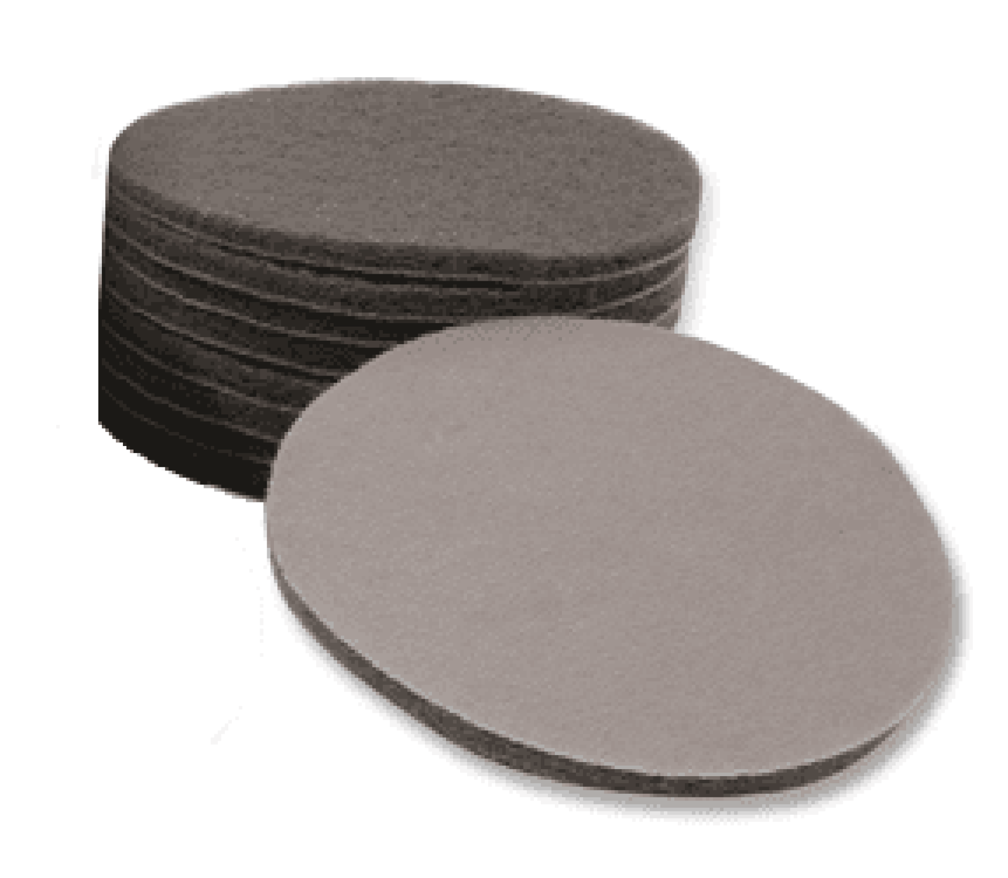 Mirka® Mirlon 8062201094, Ø 150 mm, P1500, S, Ultra fein, Dunkelgrau (UF), Kletthaftend, Vliesscheiben mit Siliciumkarbidkorn, Für Reinigungs- und Vorbereitungsarbeiten an Werkstücken