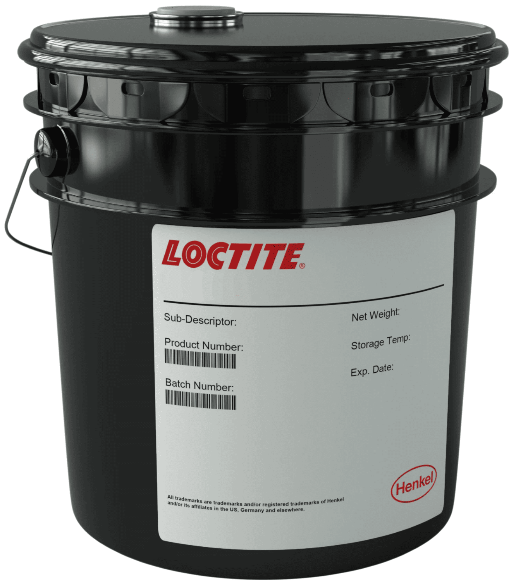 Henkel™ Loctite® Alkoxy Silikon Kleb- und Dichtstoff SI 5970, 20 L, Schwarz, 1K, 382917, Hervorragende Ölbeständigkeit