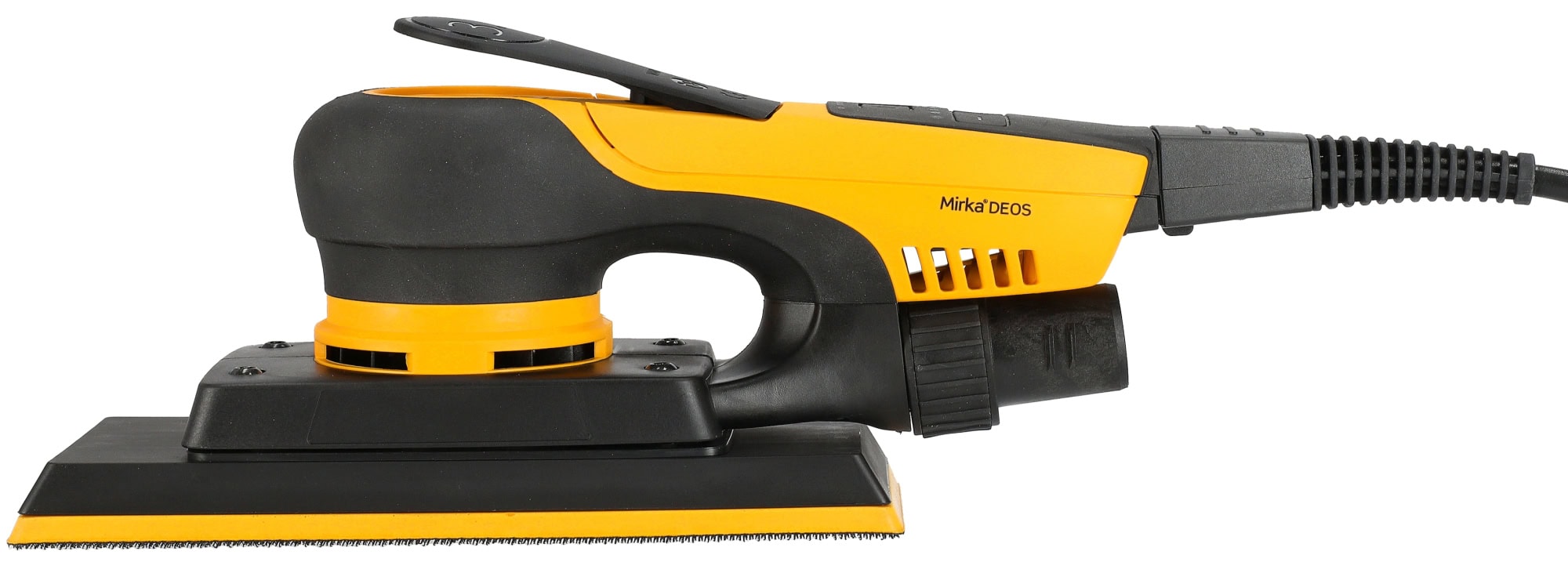 Mirka® DEOS II 383 Elektro Schwingschleifer MID3834044CA, 70 x 198 mm, 3 mm Schleifhub, Zentralabsaugung, 240V, 0,4 PS / 300 Watt, Externe Absaugung