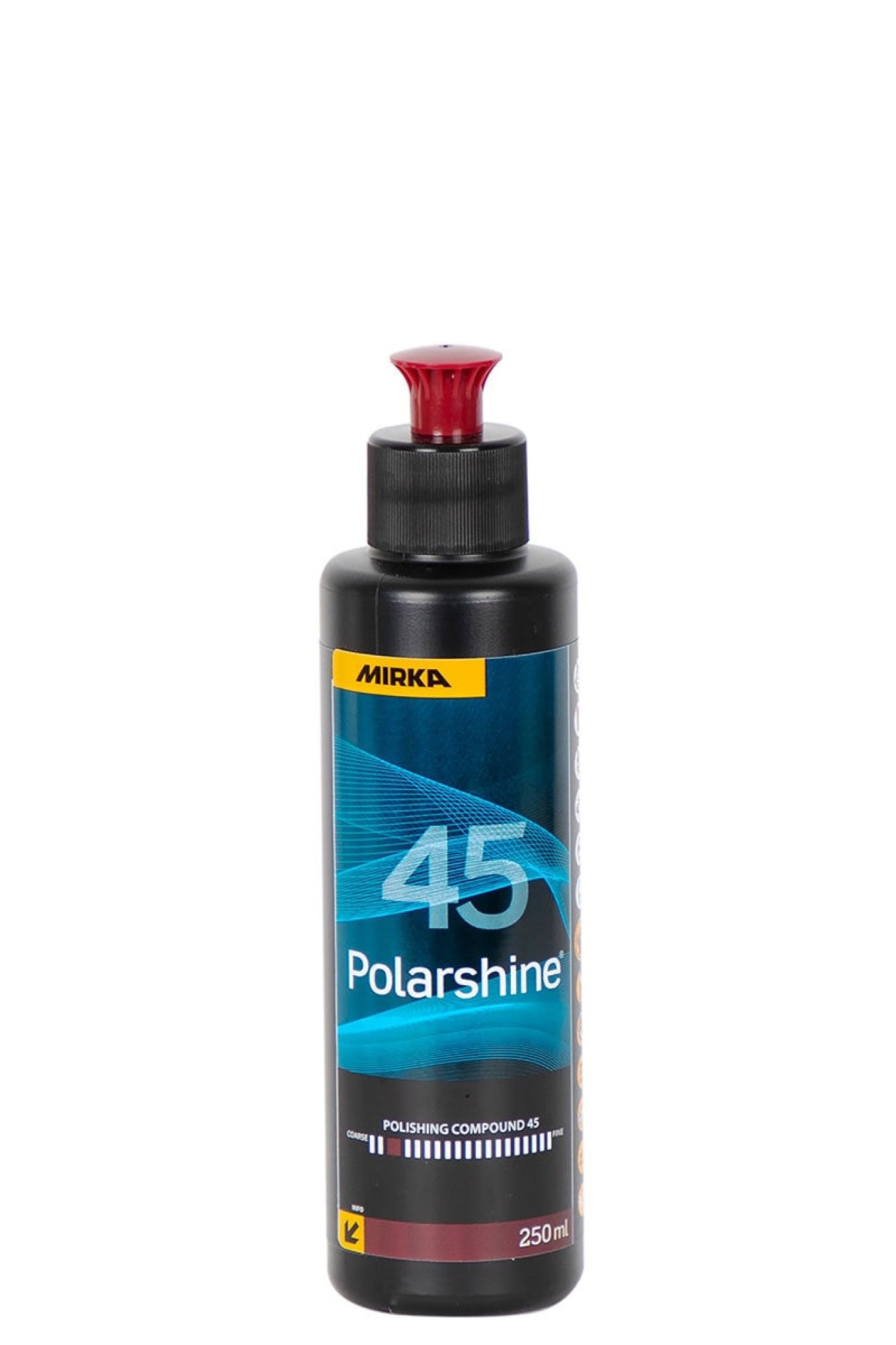 Mirka® Polarshine 45 7994502511, 250 ml, Grobe Politur zur Vorbereitung bei Kratzern und starken Oxidationen