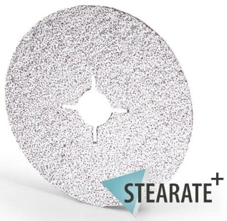 VSM STEARAT Plus XF733 787594 Ø 125 mm x ø 22,23 mm, P36, 4-fach Schlitz Ausführung (S1E), 12.200 U./Min., Fiberscheibe mit Keramikkorn, Für Aluminium und NE-Metallen