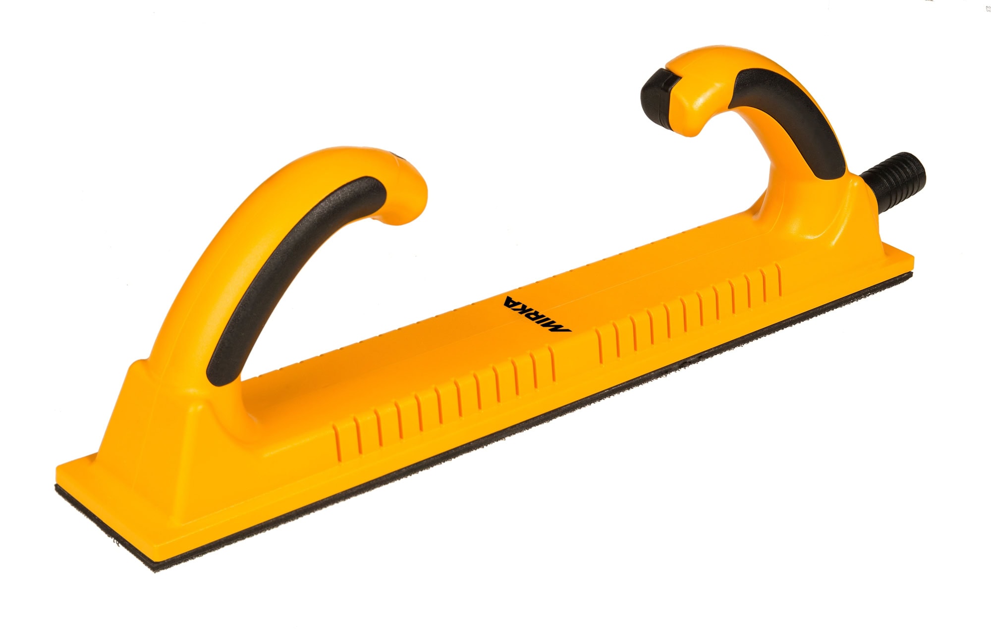 Mirka® 8391155111, 70 mm x 400 mm, Hart, 53 Löcher, Gelb, Kletthaftend, Handfeile mit Absaugung, Ideal zum Schleifen von dünnen Flächen