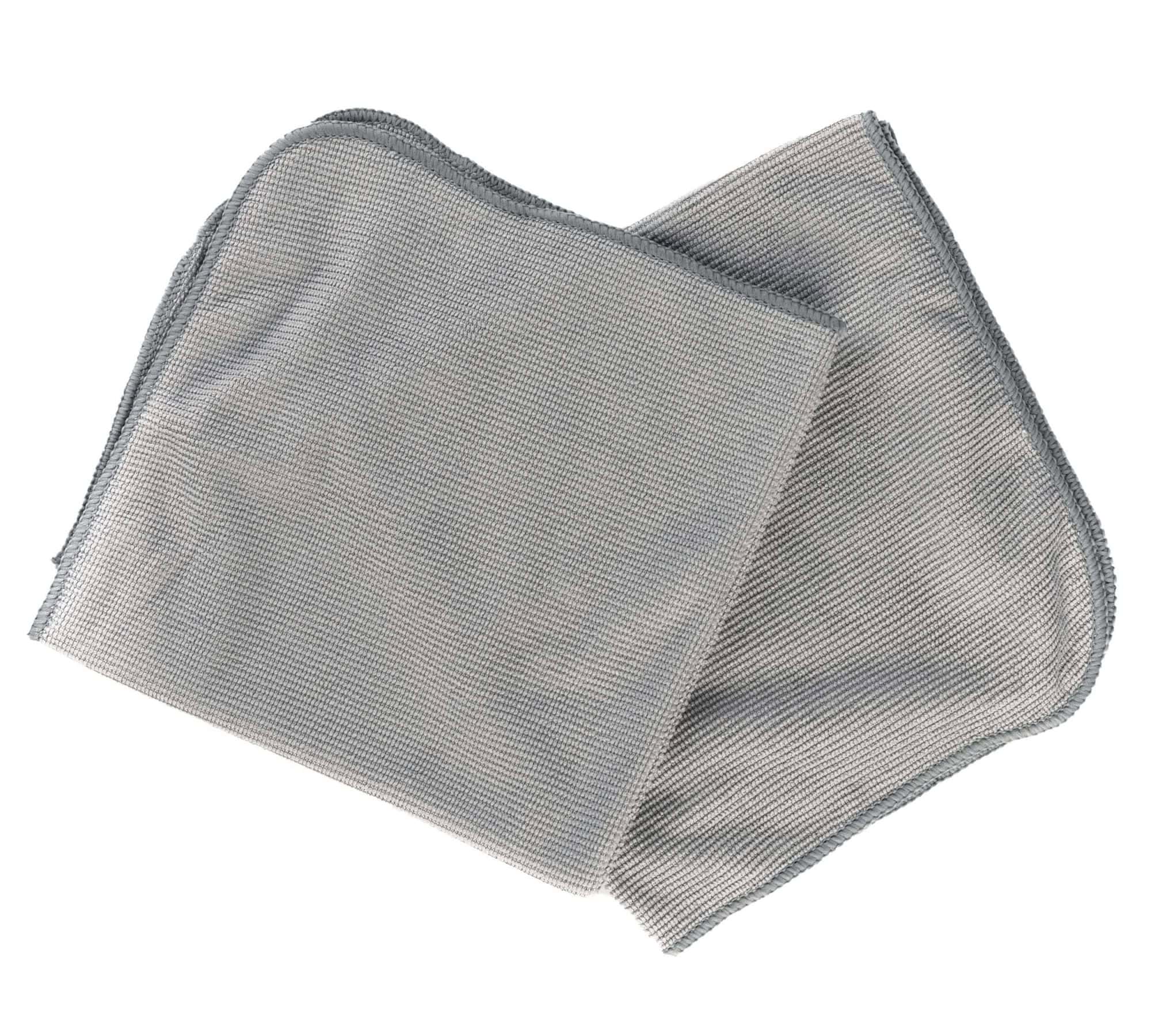 Mirka® Mikrofaser-Poliertücher in Grau 7991400211, 400x400mm, 2 Stück pro Packung