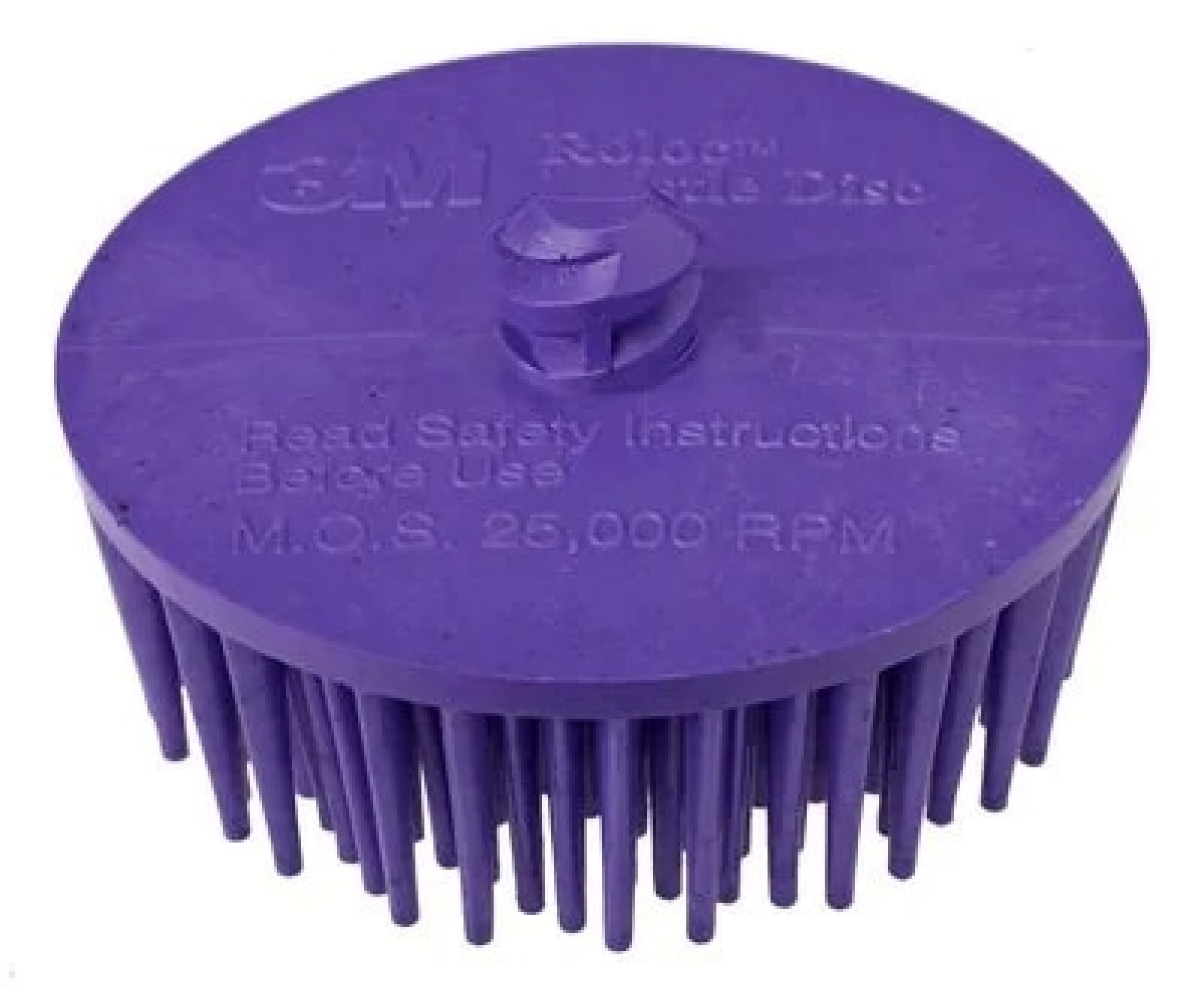 3M™ Scotch-Brite™ Roloc™ RD-ZB 07537, Ø 75 mm, P36, Violett, 18.000 U./Min., Bristle Disc, Für Reinigungs- und Entgratungsarbeiten