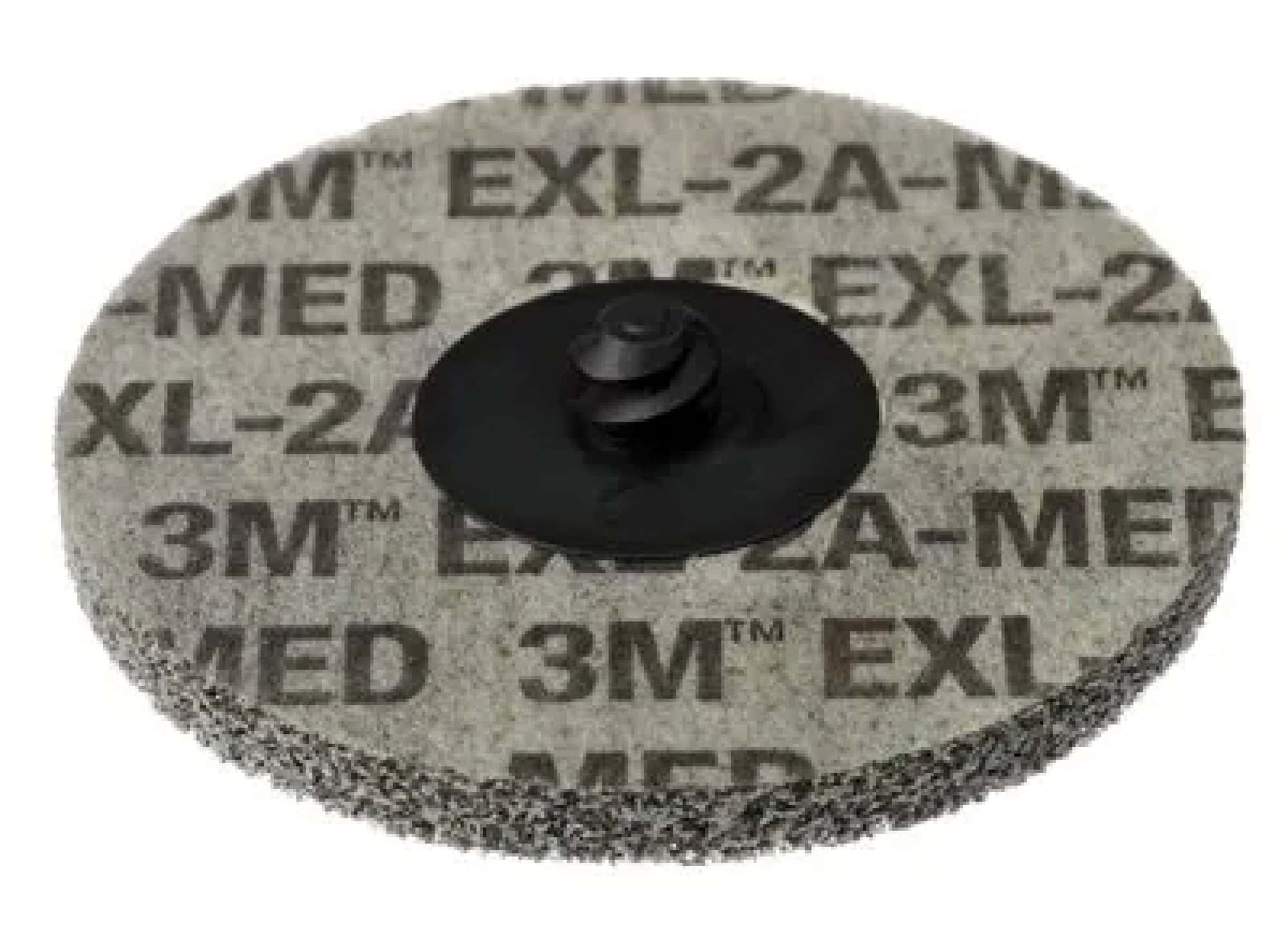 3M™ Scotch-Brite™ Roloc™ EXL XL-UR 17191, Ø 75 mm, Härte 6, P320 - 500, A, Medium, 15.000 U./Min., Verpresste Kompaktscheibe, Für Entgratungs- und Finisharbeiten