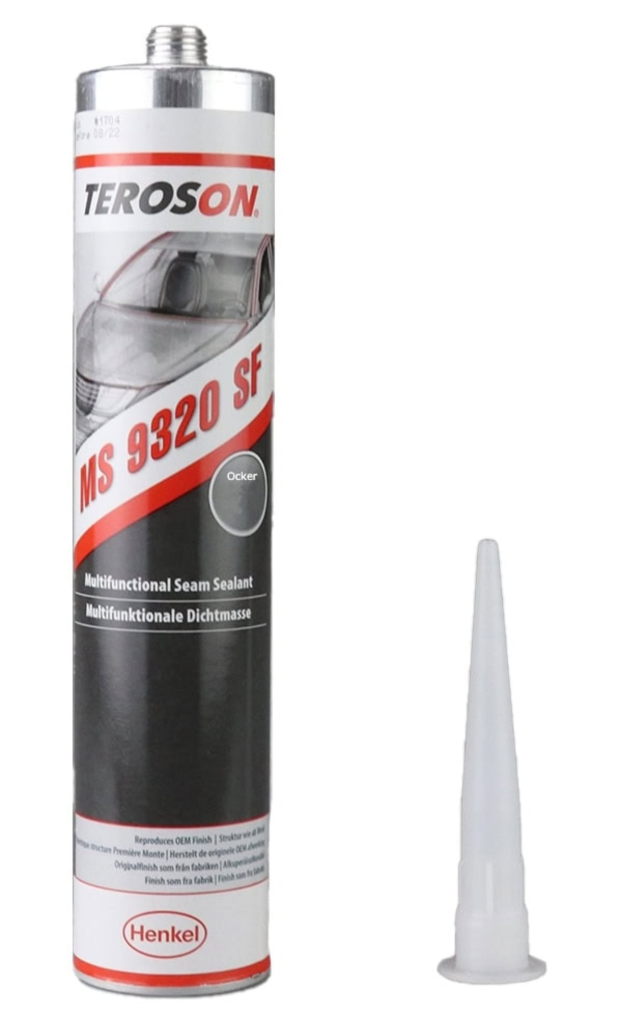 Henkel™ Teroson® Silanmodifizierter Polymer Kleb-/ Dichtstoff MS 9320 SF, 300 ml, Ocker, Thixotrop, 1K, 2558390, Schnell Aushärtend