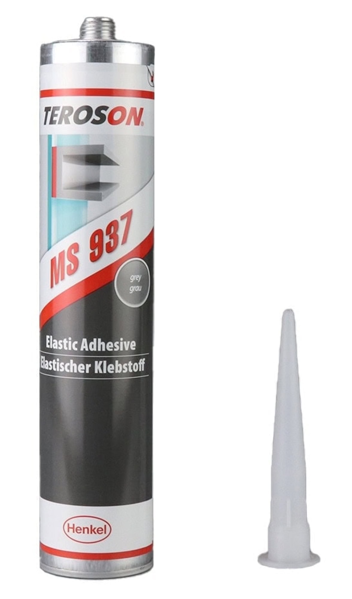 Henkel™ Teroson™ Silanmodifizierter Polymer Kleb-/Dichtstoff MS 937, 570 ml Folienbeutel, Weiß, Thixotrop, 1K, 2479370, Schimmelbeständig