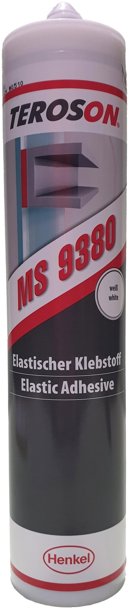 Henkel™ Teroson® MS 9380 Silanmodifizierter Polymer Klebstoff, 290 ml, Weiß, 1K, 2969058, Für elastische Verklebungen