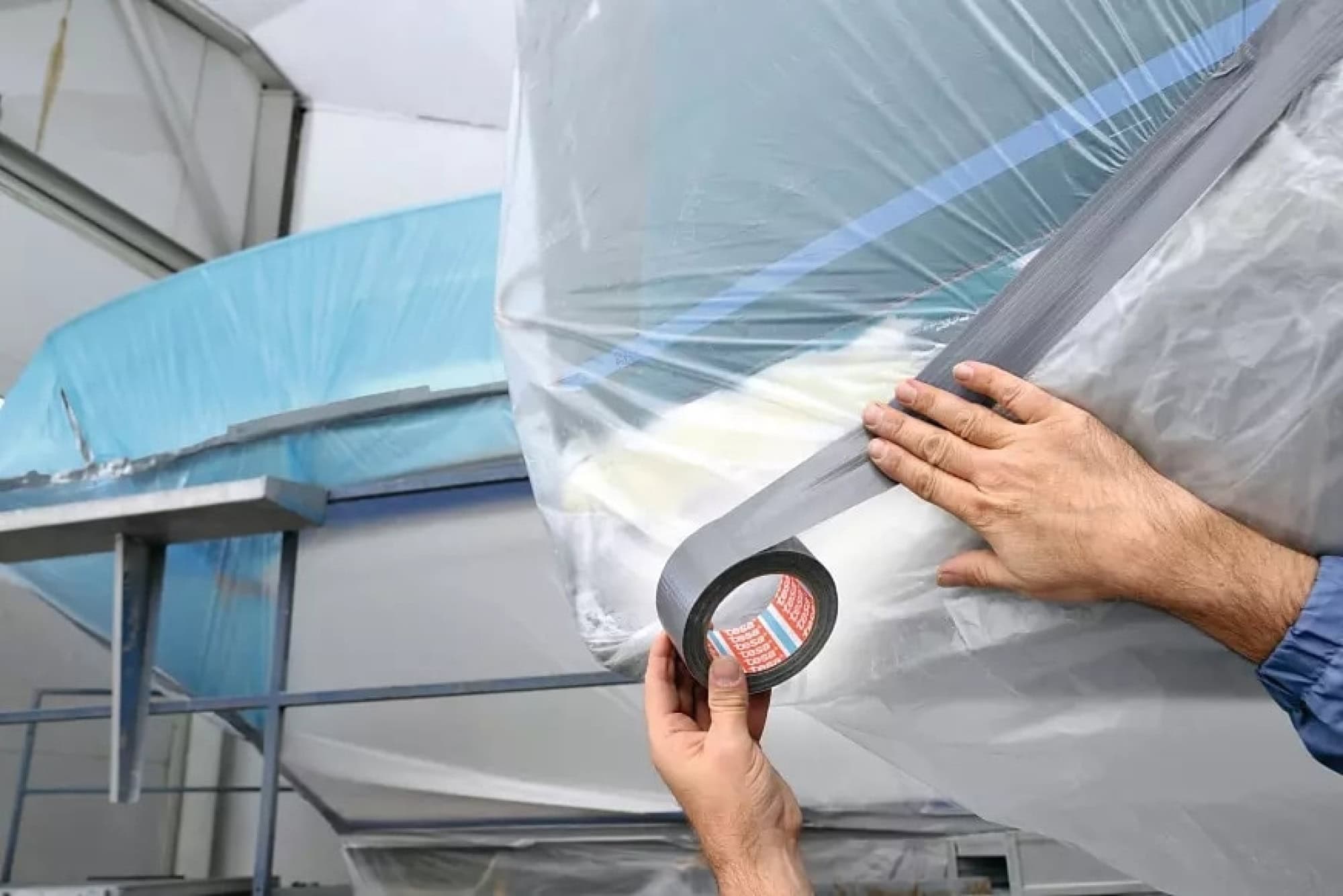 tesa® 4610, 50 mm x 50 m, Schwarz, Basic duct tape