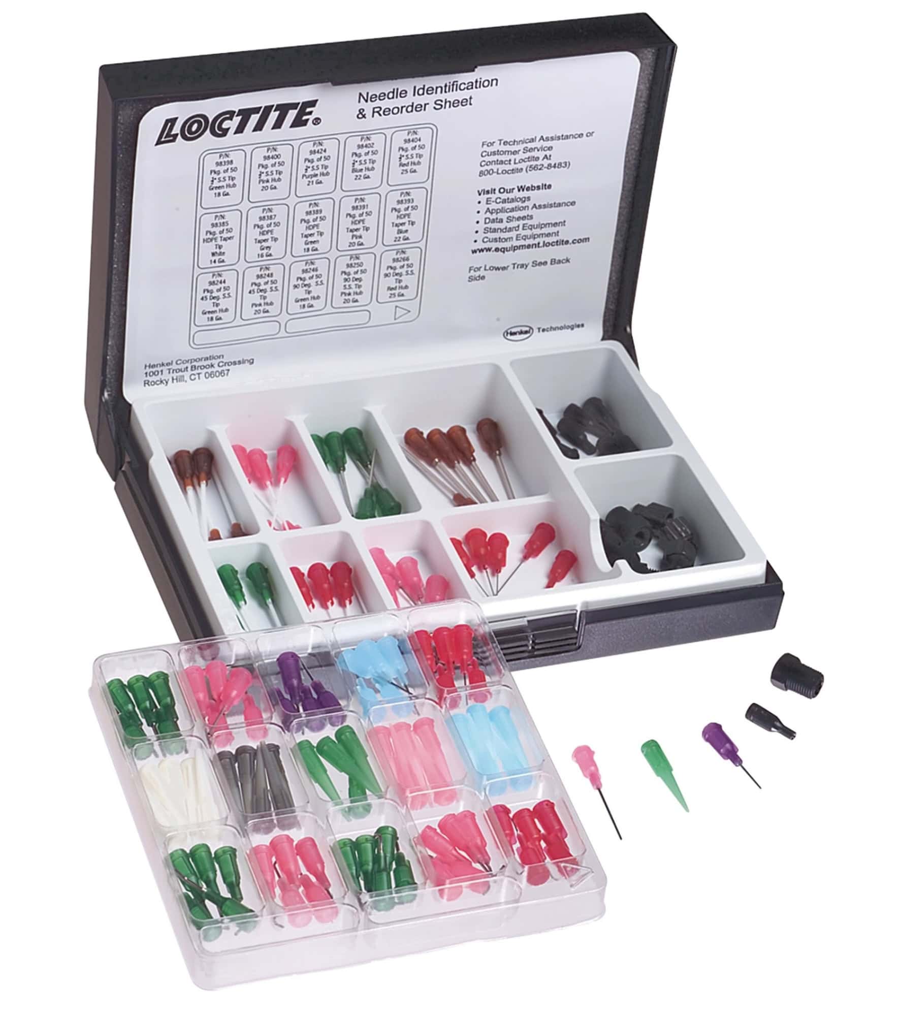 Henkel™ Loctite® 97262 Nadelauswahlset, 30 Stück, 218288, Ideal zum Ausprobieren und Ermitteln der richtigen Nadel für jede Anwendung