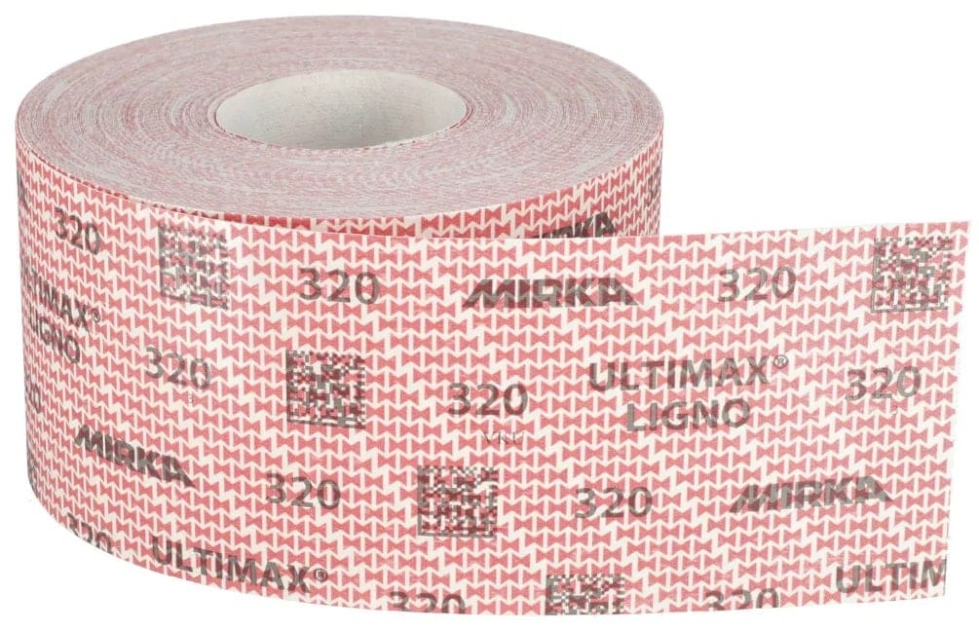 Preview: Mirka® Ultimax® Ligno Schleifrolle UL67200140, 115 mm x 50 m, P40, Ungelocht, Kletthaftend, Latex Papierschleifrollen mit Keramik- & Aluminiumkorn, Ideal für Holzschleifarbeiten