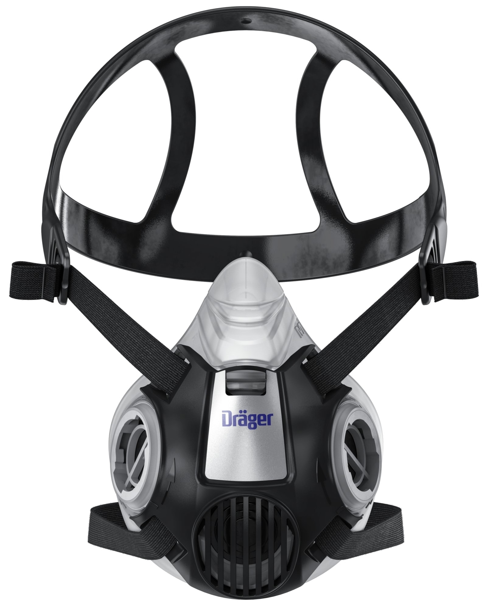 Dräger® X-plore® 3300 Gasmaske / Halbmaske Chemiearbeiter Set R57794, Größe M, A1B1E1K1 Hg P3 R D Kombinationsfilter, Soft TPE, Dräger® Bajonett-Klick Filteranschluss