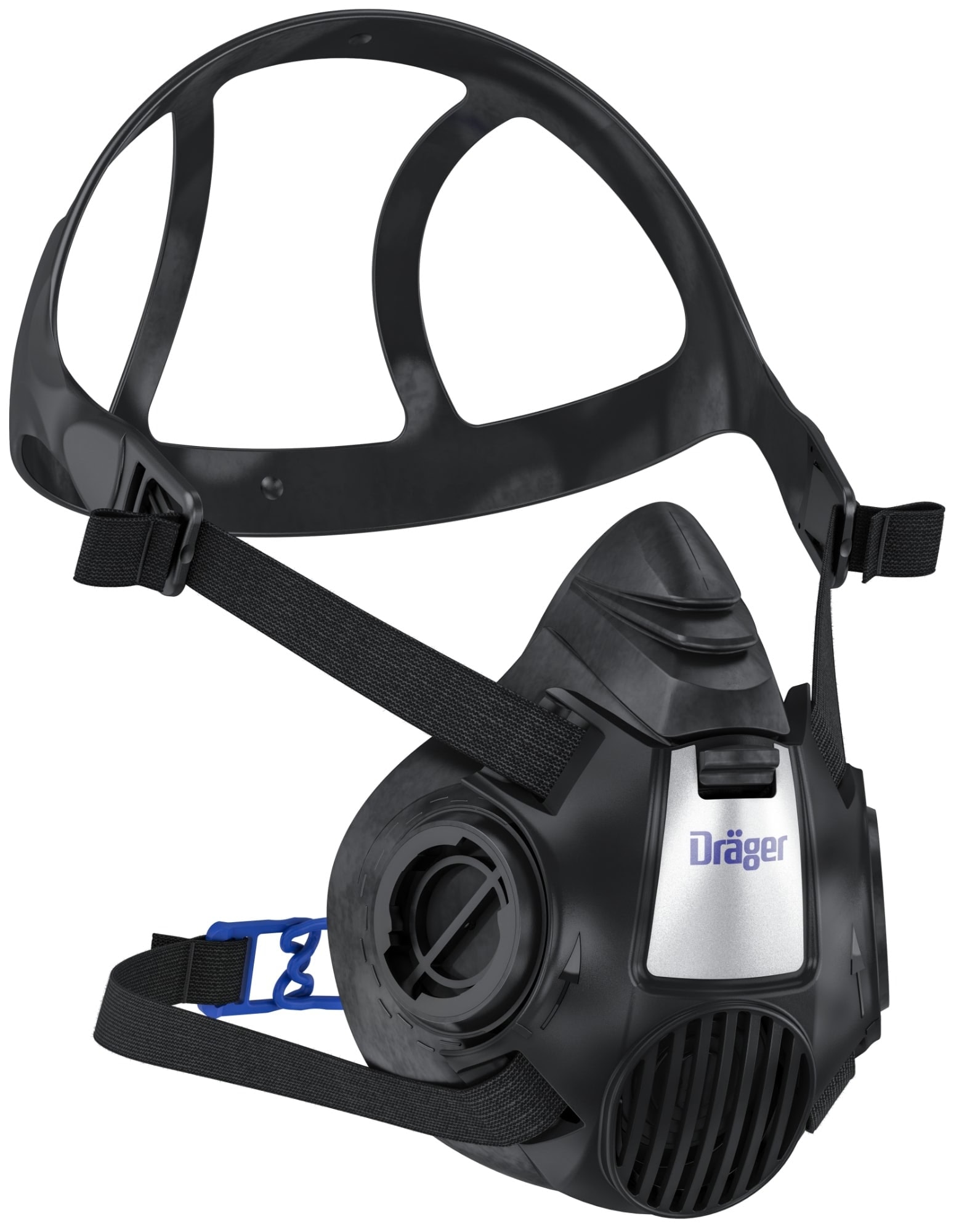 Dräger® X-plore® 3500 Gasmaske / Halbmaske Handwerker Set 3708067, Größe S, P3 R D Partikelfilter, Dräger Flex, Dräger® Bajonett-Klick Filteranschluss