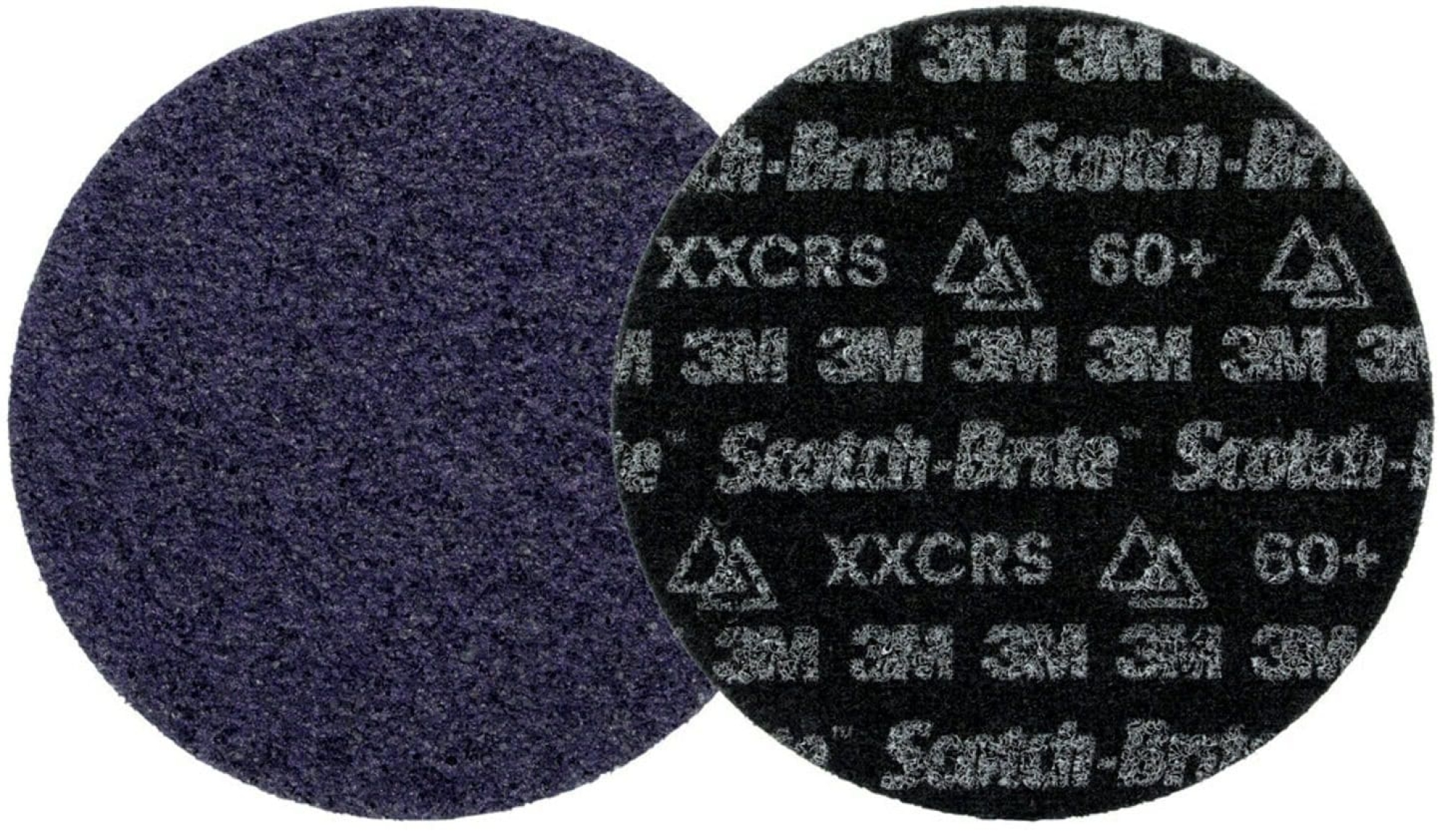 3M™ Scotch-Brite™ HD-DH Präzisions-Vliesscheibe HDDH8854, Ø 178 mm, 60+, K, Sehr grob, Violett, 8.600 U./Min., Kletthaftend, Ohne Zentrierloch, Für Abtrags- und Finisharbeiten