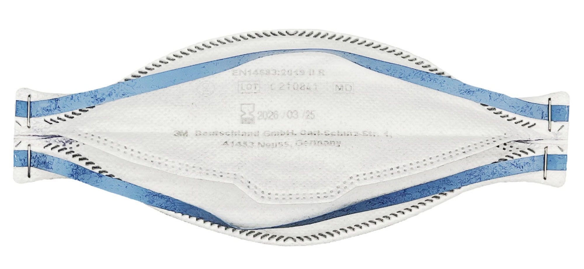 3M™ Aura™ Medizinische Atemschutzmaske 1862+, FFP2 NR D, Chirurgische Maske nach EN14683, Medizinvariante, Hygienisch einzelverpackt