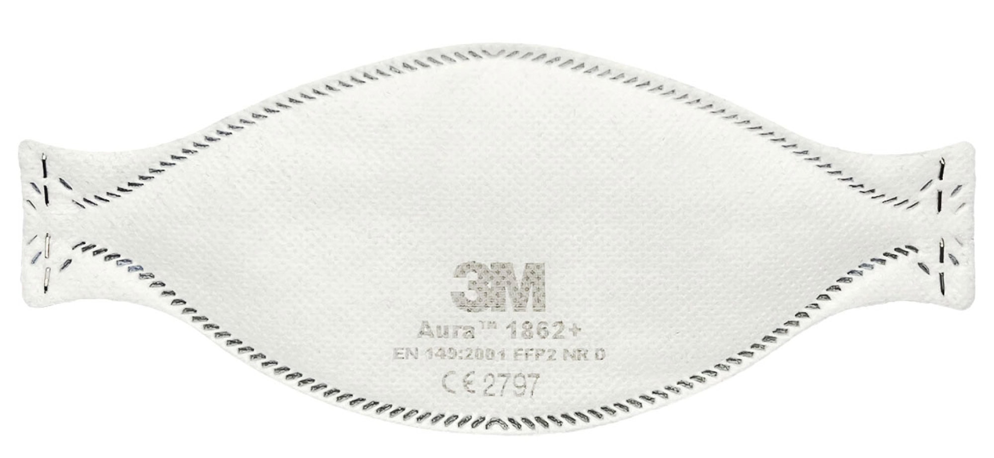 3M™ Aura™ Medizinische Atemschutzmaske 1862+, FFP2 NR D, Chirurgische Maske nach EN14683, Medizinvariante, Hygienisch einzelverpackt