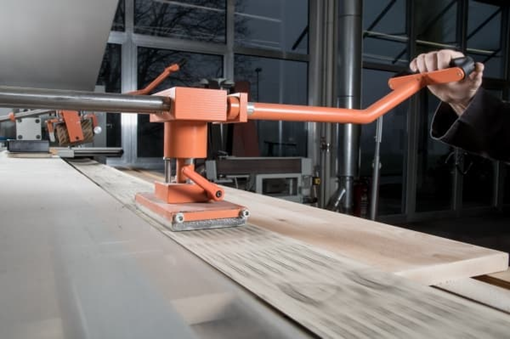 Preview: KLINGSPOR PS 29 F ACT Schleifband 307823, 150 mm x 6800 mm, P120, A, F2, Aluminiumkorn, Für Holz