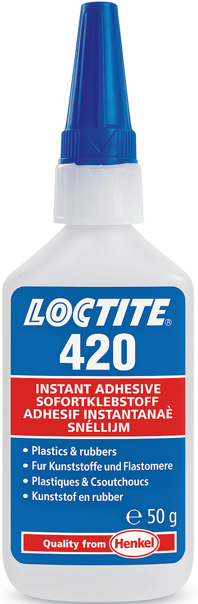 Henkel™ Loctite® 420 Sofortklebstoff, 50 g, Transparent, 88516, Universell einsetzbar