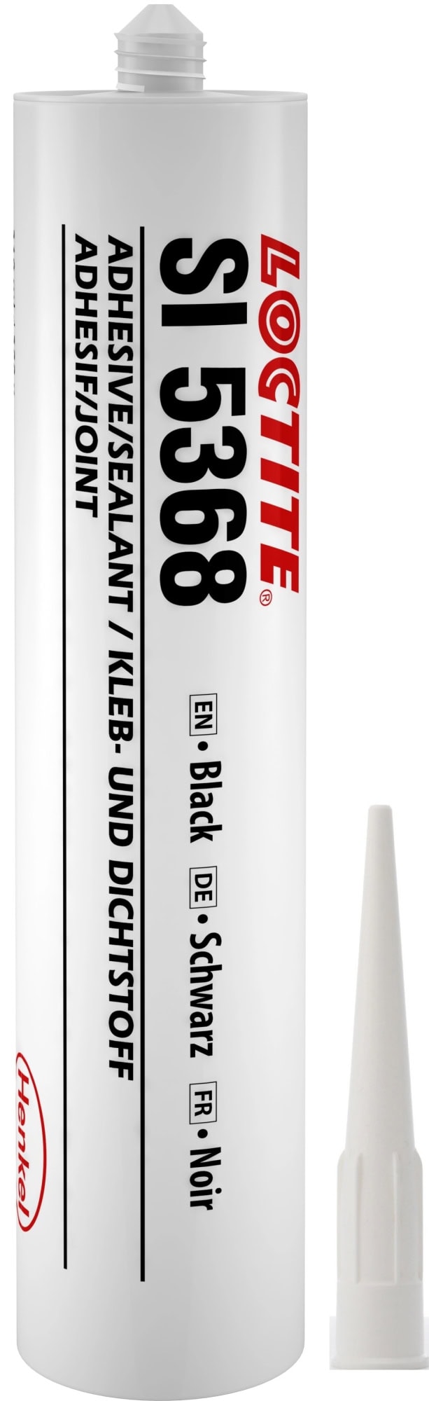 Henkel™ Loctite® Acetoxy Silikon Kleb- und Dichtstoff SI 5368, 310 ml, Schwarz, Fließend, 1K, 2063263, Für universelle Anwendung