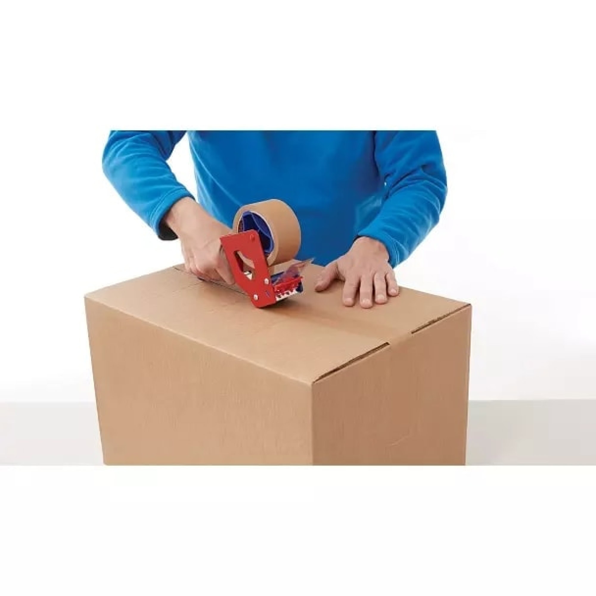 tesa® 4313, 150 mm x 500 m, 0,125 mm, Braun, PV 12, Recycling freundlich, Sortenrein, FSC® Papier Verpackungsklebeband aus verantwortungsvollen Quellen