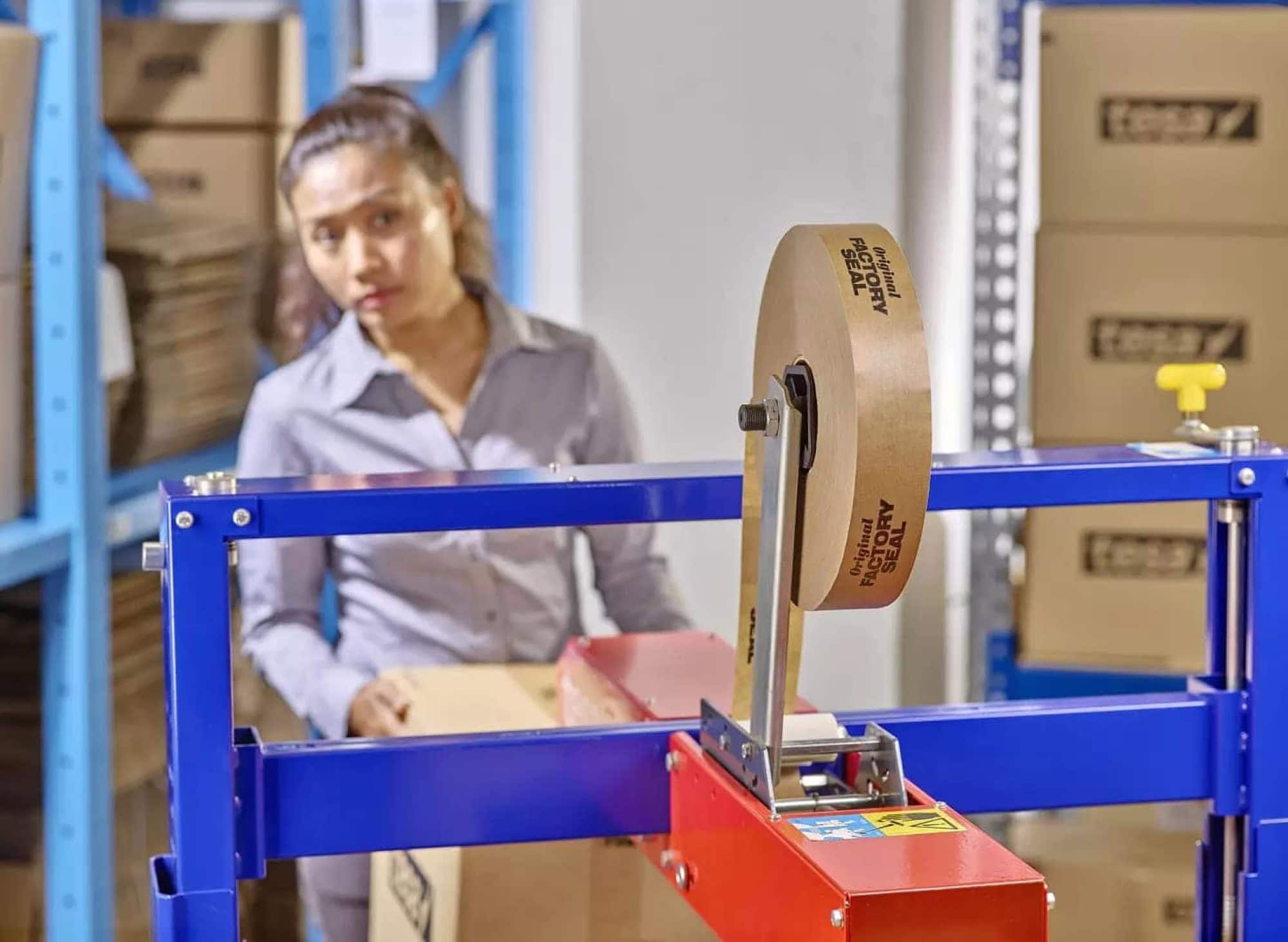 tesa® 4313, 150 mm x 500 m, 0,125 mm, Weiß, PV 12, Recycling freundlich, Sortenrein, FSC® Papier Verpackungsklebeband aus verantwortungsvollen Quellen