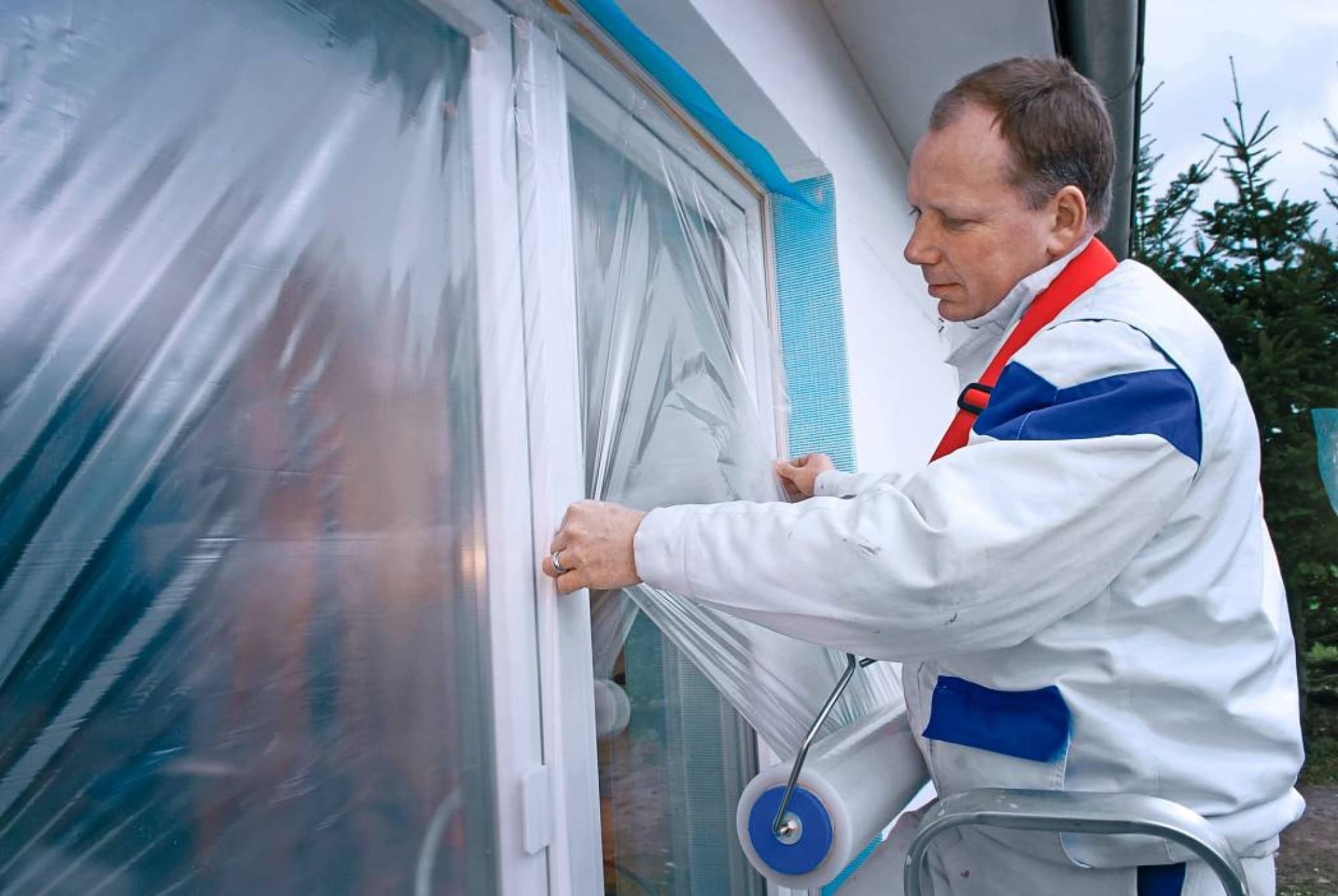 tesa® 4848, 500 mm x 100 m, 0,048 mm, Transparent, PV 01, Oberflächenschutzfolie