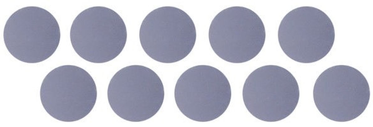 Mirka® Iridium SR 2430909998, Ø 32 mm, P2500, S, Violett, Klebefilmhaftend, Polyesterfilm, Schleifblüten mit Siliziumkarbidkorn, Für Finisharbeiten