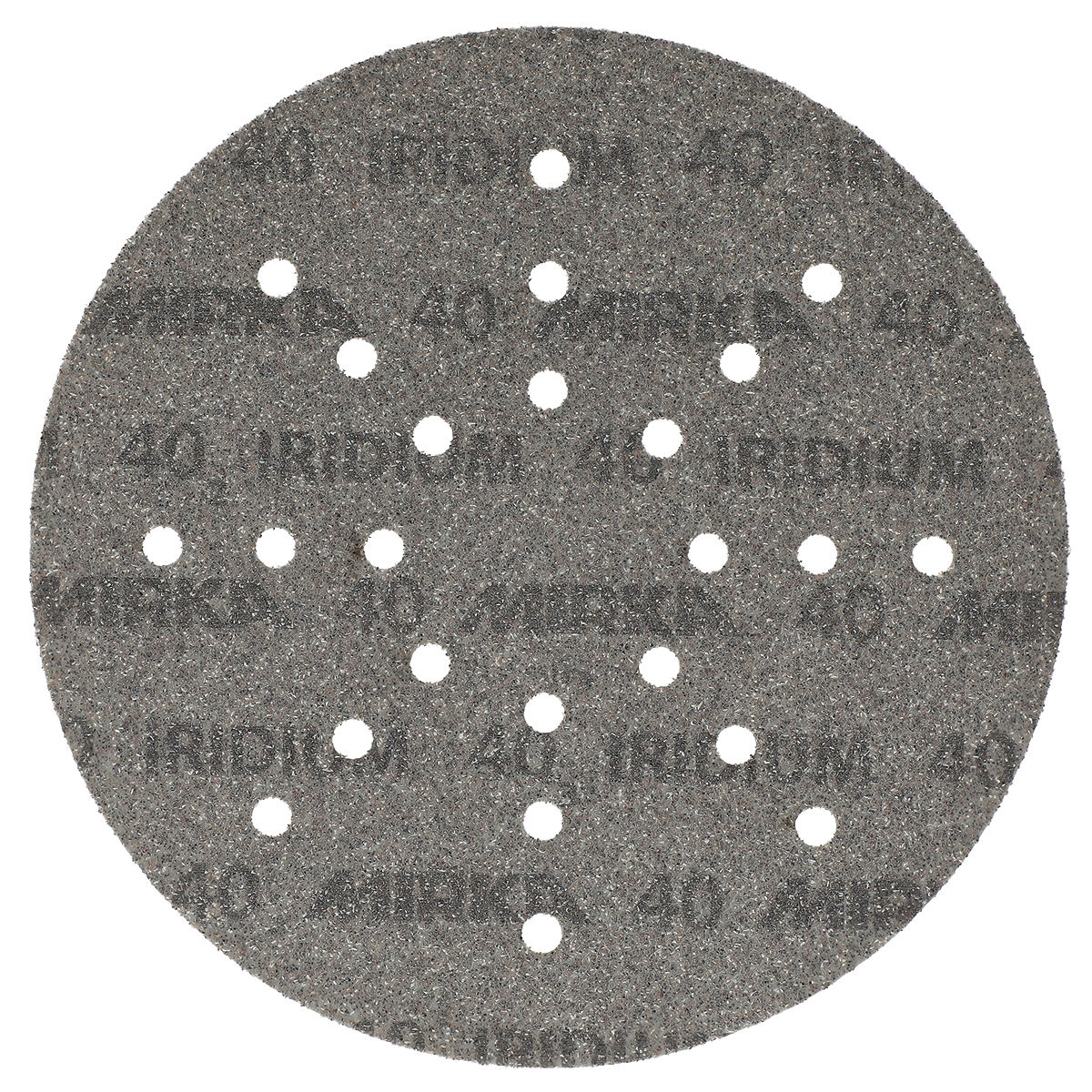 Mirka® Iridium® 246CH09918, Ø 150 mm, P180, Multilochung, Kletthaftend, Schleifscheibe mit Keramik- und Aluminiumkorn