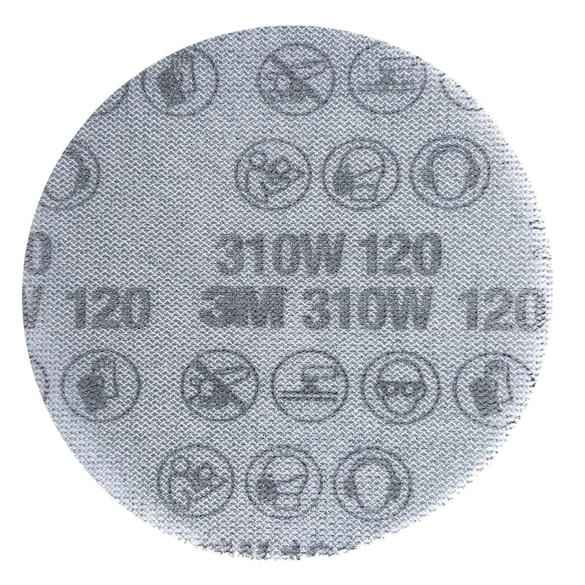 3M™ Xtract™ Cubitron™ II 310W 54356, Ø 75 mm, 120+, Ungelocht, 12.000 U/Min., Gitternetz, Kletthaftend, Schleifscheibe mit Präzisions-Keramikkorn