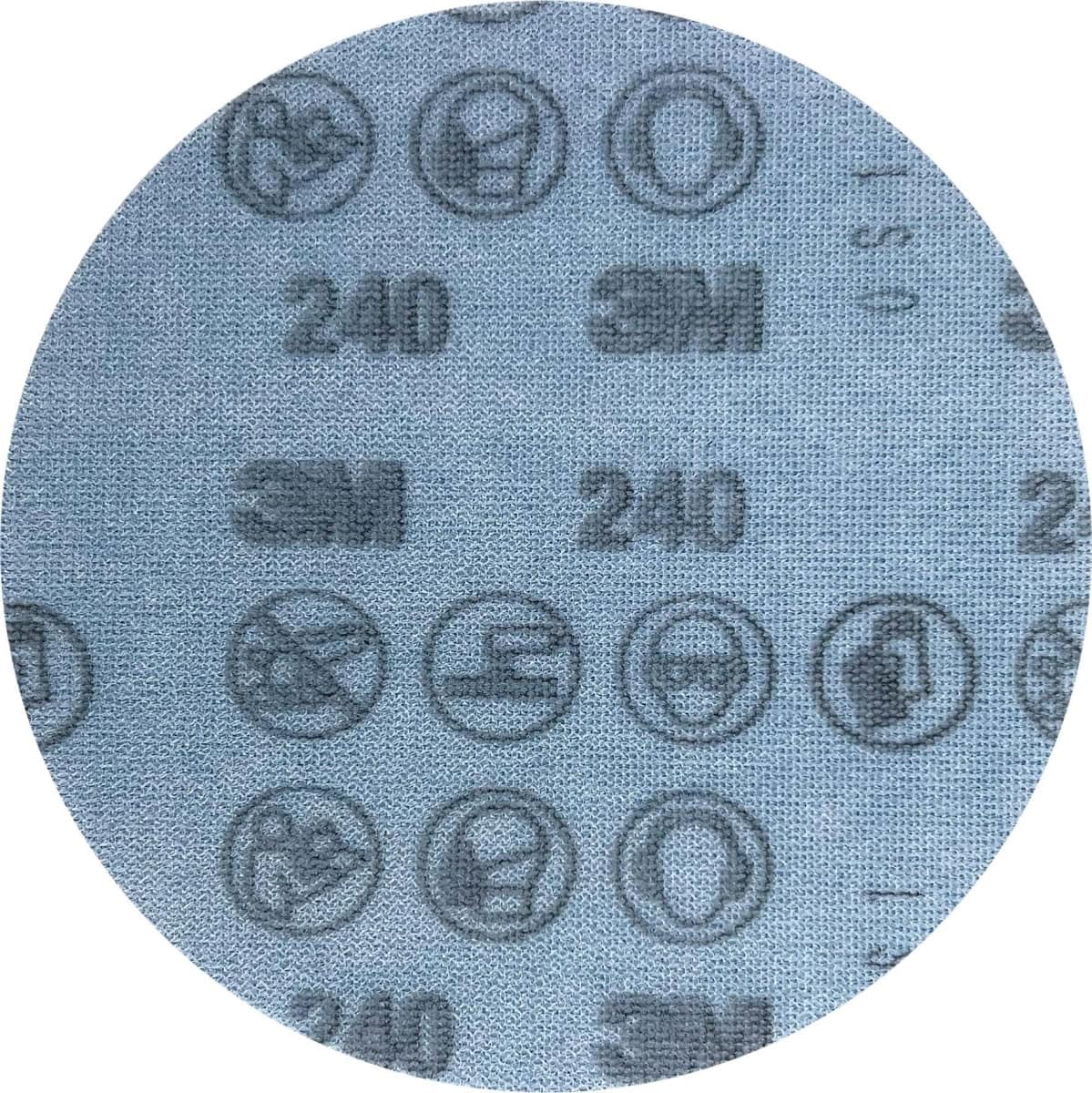 3M™ Xtract™ Cubitron™ II 310W 33645, Ø 200 mm, 240+, Ungelocht, 6.000 U/Min., Gitternetz, Kletthaftend, Schleifscheibe mit Präzisions-Keramikkorn