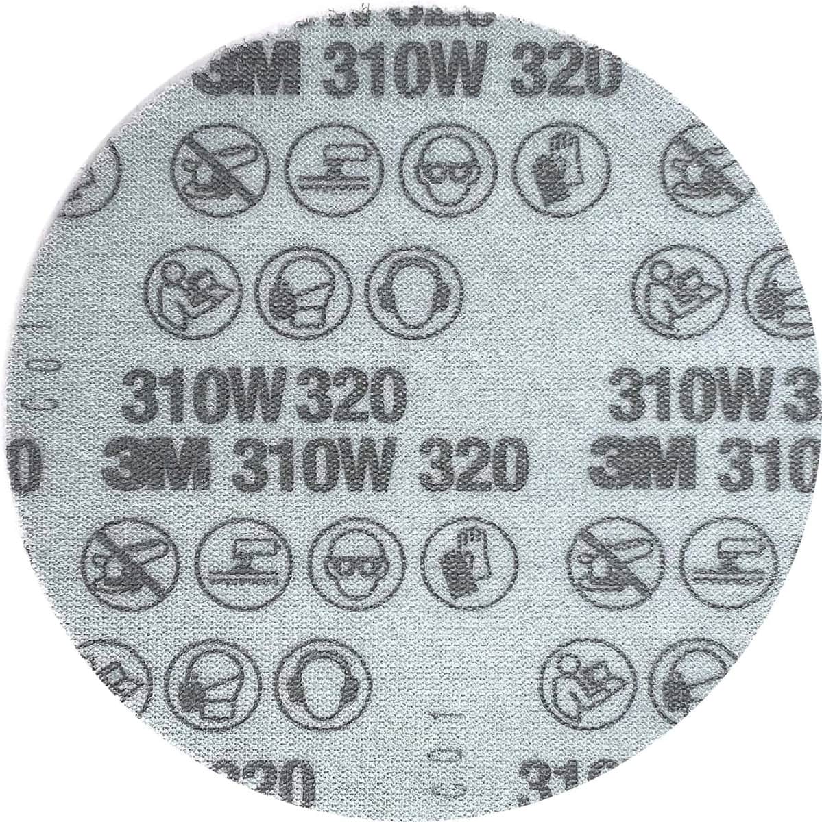 3M™ Xtract™ Cubitron™ II 310W 54779, Ø 75 mm, 320+, Ungelocht, 12.000 U/Min., Gitternetz, Kletthaftend, Schleifscheibe mit Präzisions-Keramikkorn
