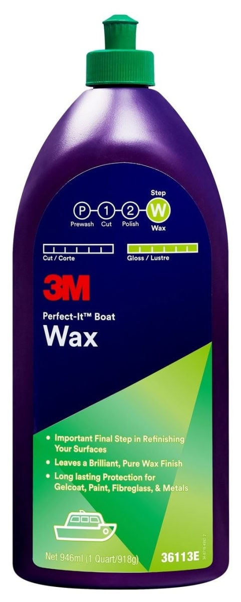 3M™ Perfect-It™ 36113E, 946 ml, Wachs für ein hochprofessionelles Boots-Finishing, ein überragenden Hochglanz und einen zuverlässigen Wetterschutz in einem einzigen Arbeitsgang