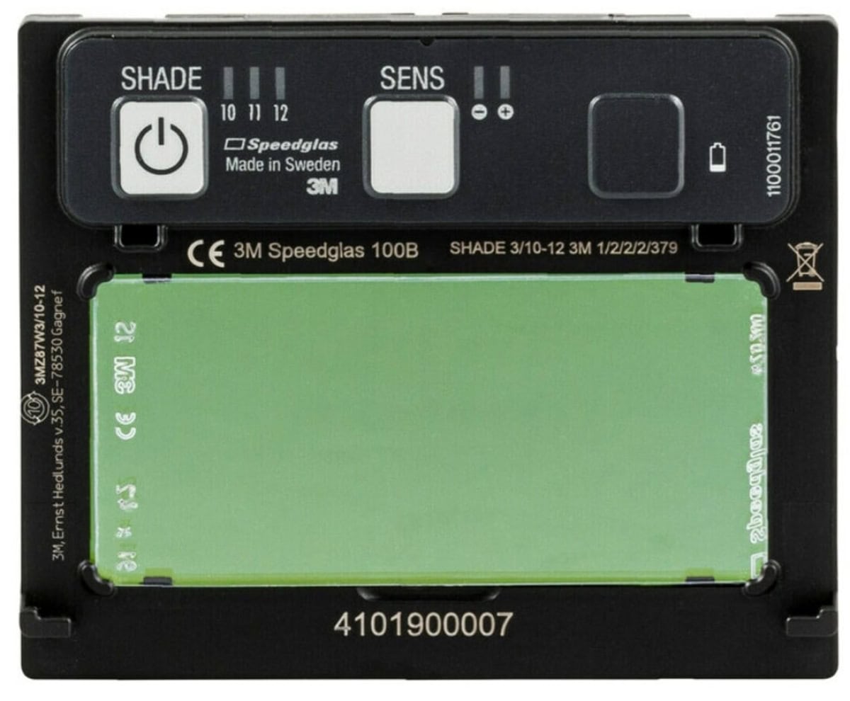 3M™ Speedglas™ 100B mit 100B Schweißfilter, H751114, Schweißmaske mit Kopfband