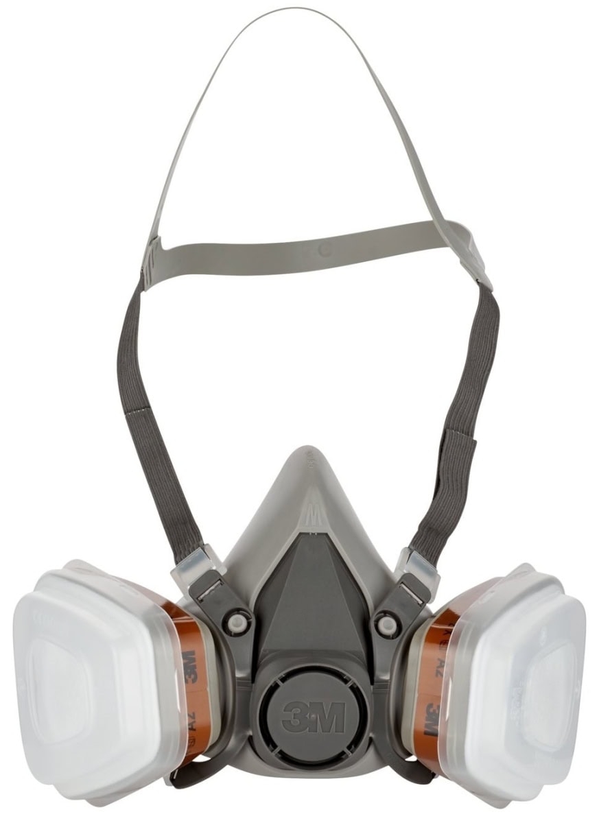 3M™ 6002PRO, Größe M, Atemschutzmaskenset 6002M mit A2P3 R Filterset, Bajonett-Klick Filteranschluss