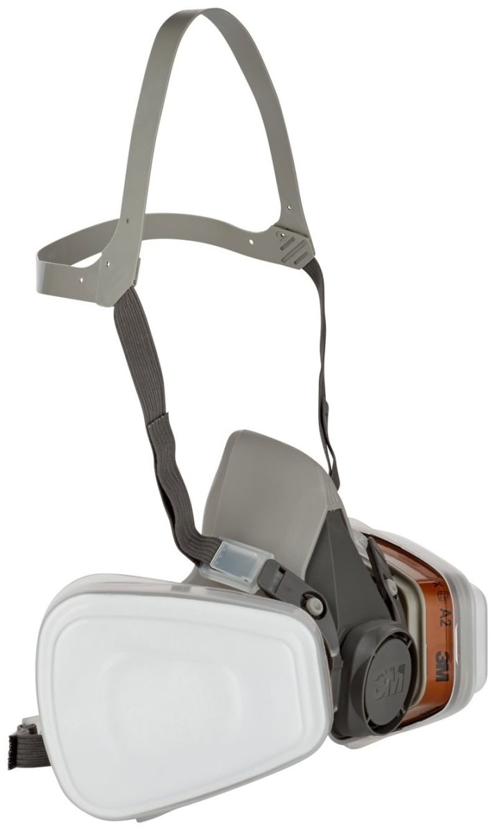 3M™ 6002PRO, Größe M, Atemschutzmaskenset 6002M mit A2P3 R Filterset, Bajonett-Klick Filteranschluss