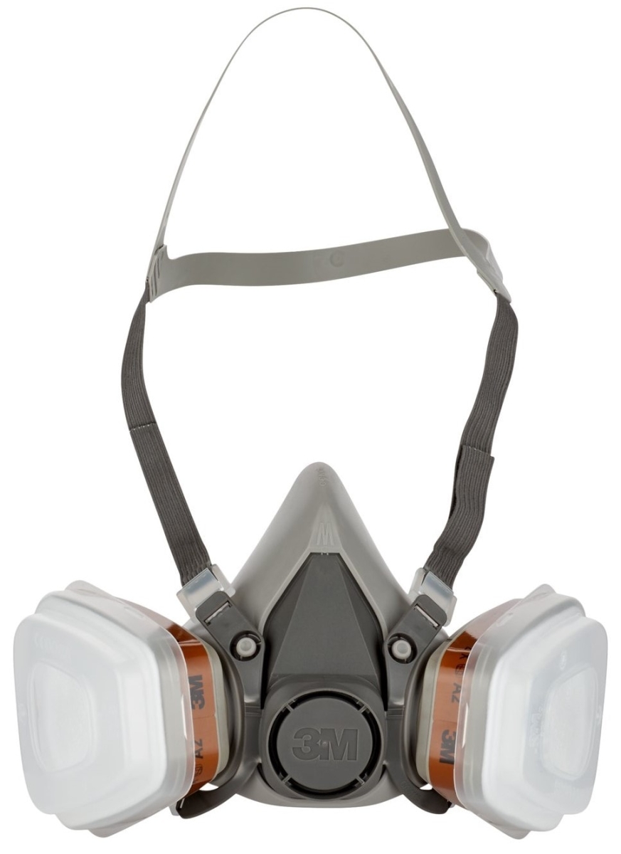 3M™ 6223M, Größe M, Atemschutzmaskenset 6200M mit A2P3 R Filterset, Bajonett-Klick Filteranschluss
