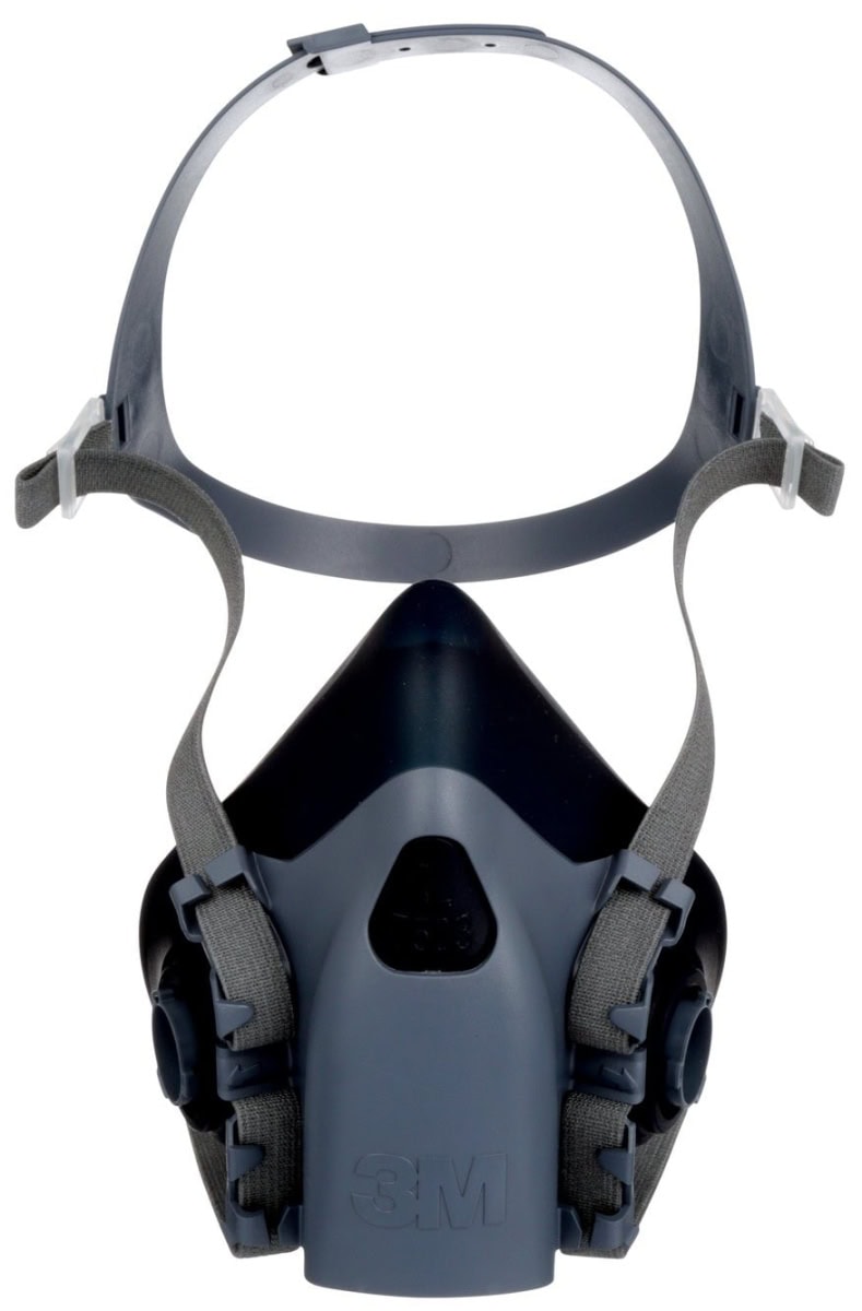 3M™ Gasmaske / Halbmaske 7503, Größe L, Bajonett-Klick Filteranschluss