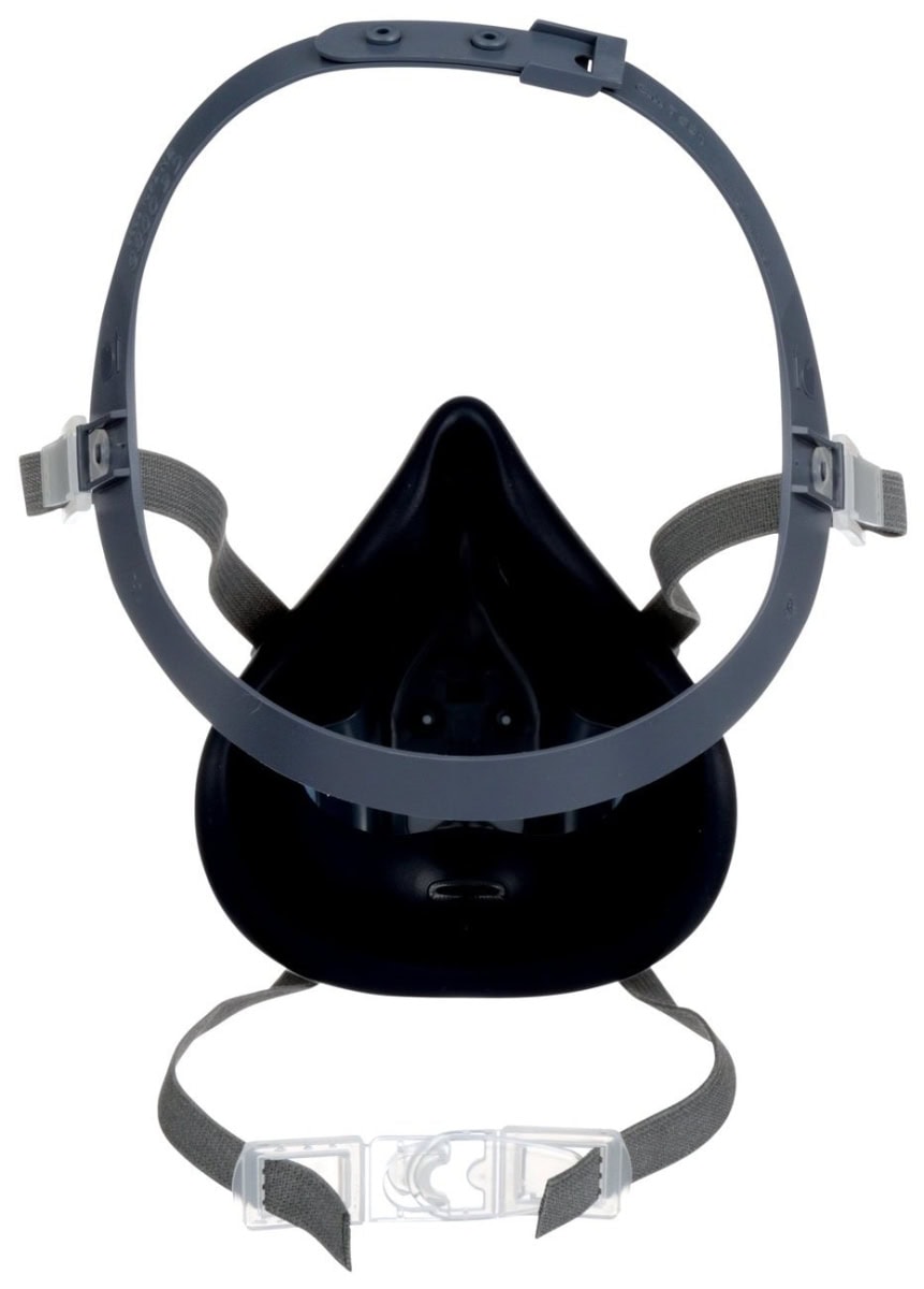 3M™ Gasmaske / Halbmaske 7503, Größe L, Bajonett-Klick Filteranschluss