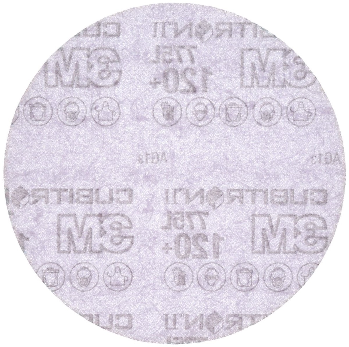 3M™ Cubitron™ II Hookit™ 775L 86819, Ø 125 mm, 120+, Ungelocht, Kletthaftend, Filmscheibe mit Präzisions-Keramikkorn
