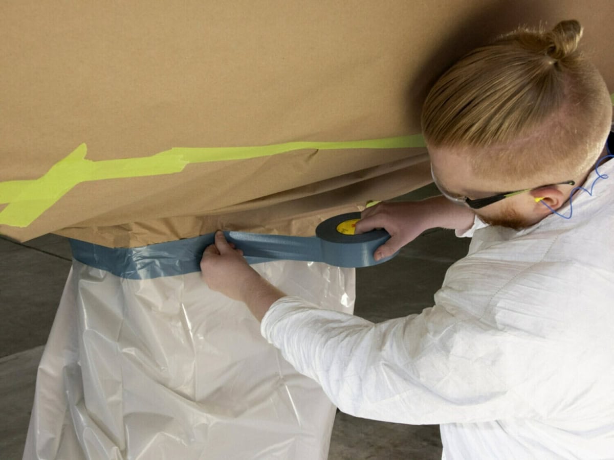 3M™ Gewebeklebeband 8979, 48 mm x 22 m, 0,33 mm, Blau, UV-beständig, Besonders geeignet als Wartungsklebeband
